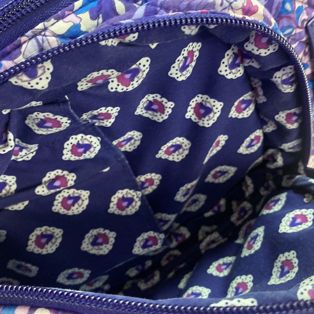 Vera Bradley Purple Floral Women's Bag - Picture 8 of 9